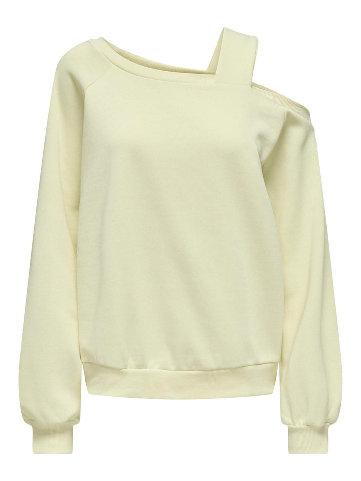 Only 15345900 Lari ecru sweater dames – trendy