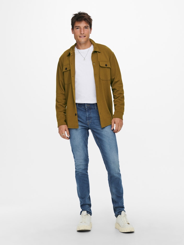 ONLY & SONS LOOM slim fit jeans blauw denim – heren - Blue Denim - L34