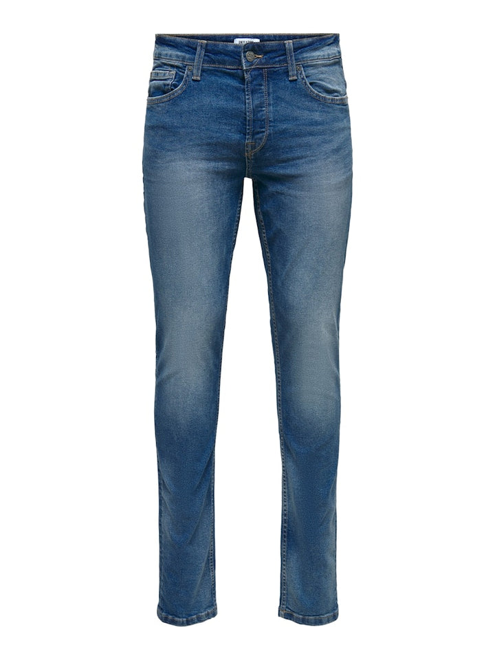 ONLY & SONS LOOM slim fit jeans blauw denim – heren - Blue Denim - L34