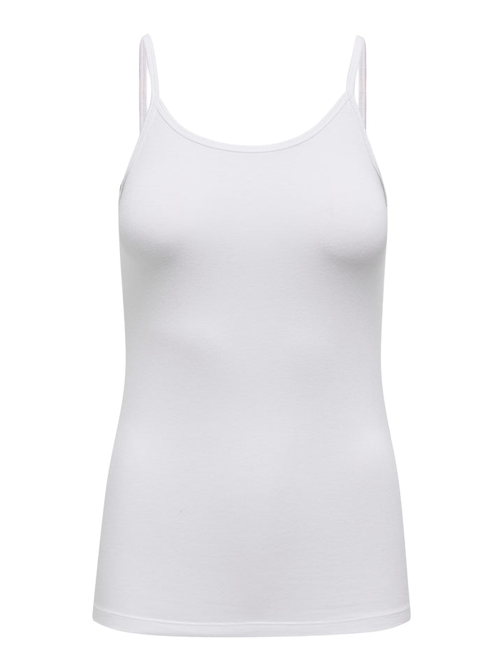 jacqueline de yong 15325741 mila singlet off-white – dames