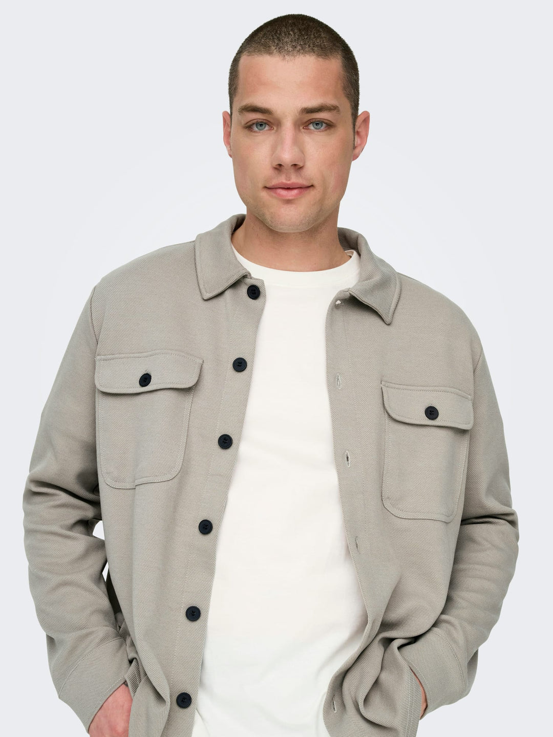 ONLY & SONS newkodyl overhemd zand – heren