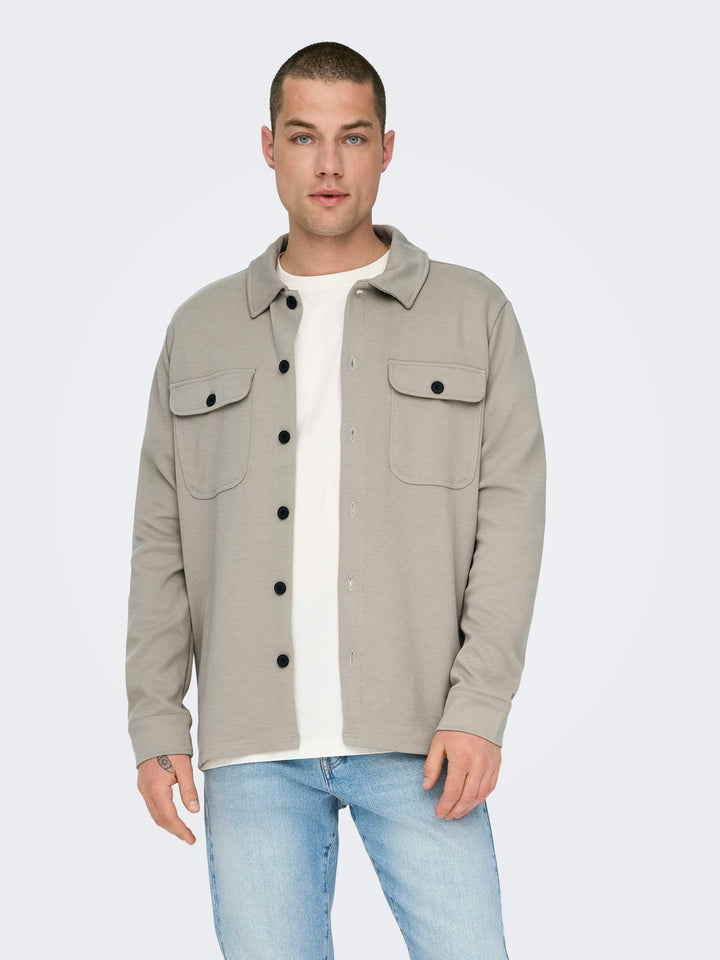 ONLY & SONS newkodyl overhemd zand – heren