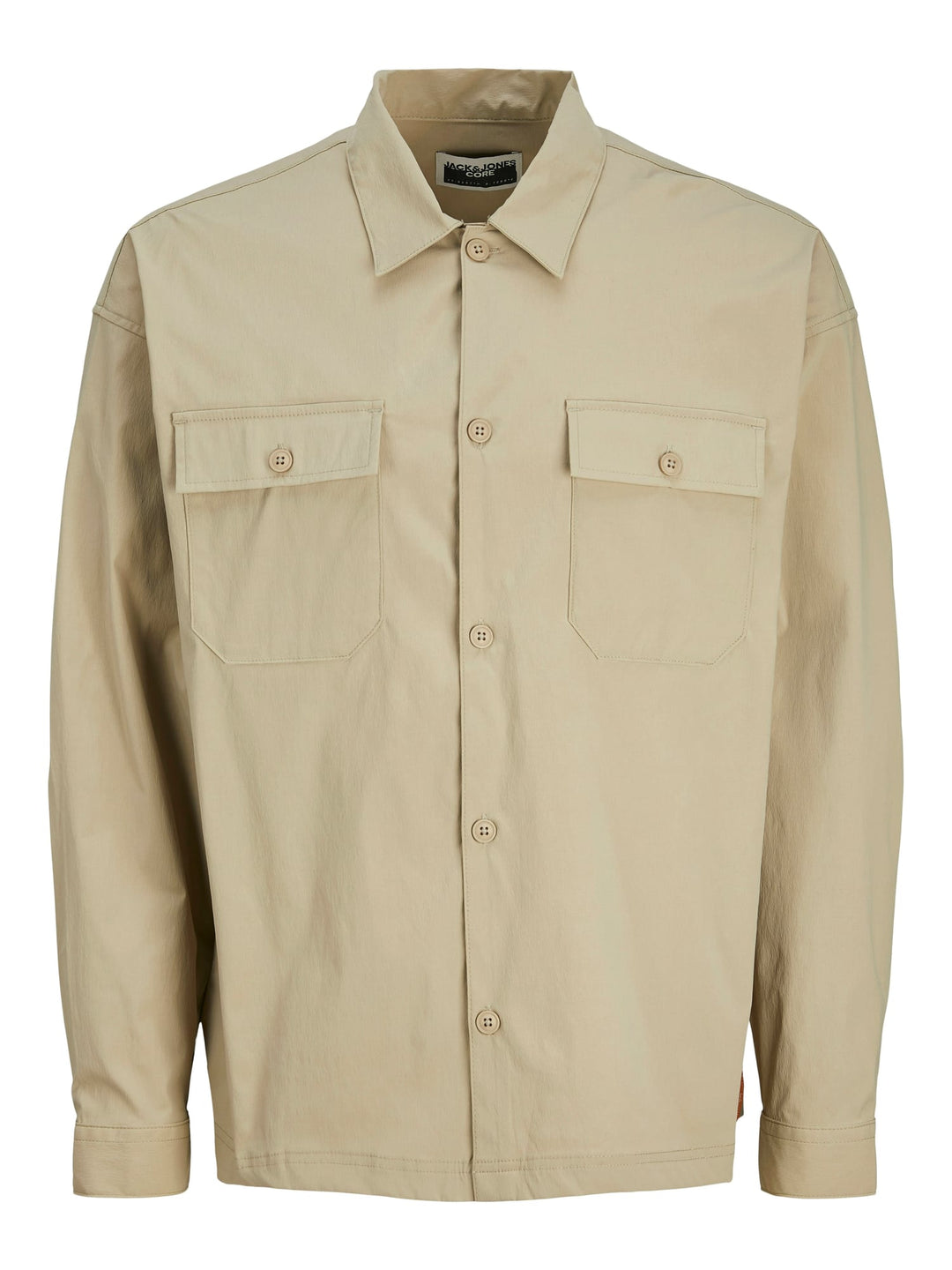 Jack & Jones JCOOUTDOOR OVERSHIRT LS beige – heren