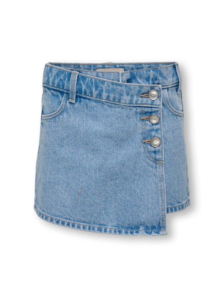 Kids Only Jenny skort blue denim – meisjes