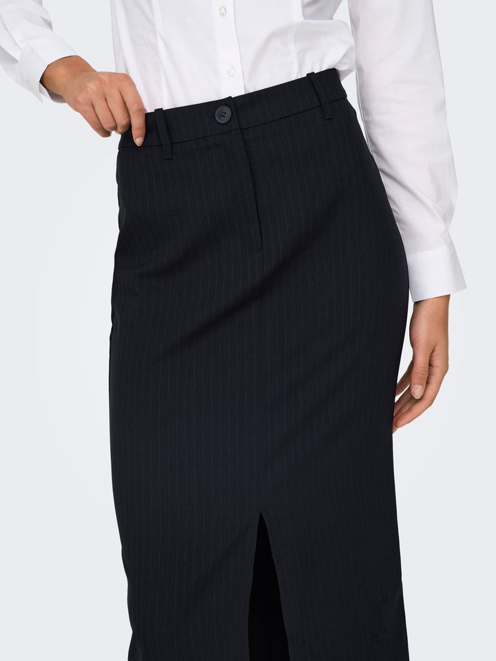 Jacqueline de Yong Ulrikke midi rok blauw dessin – dames