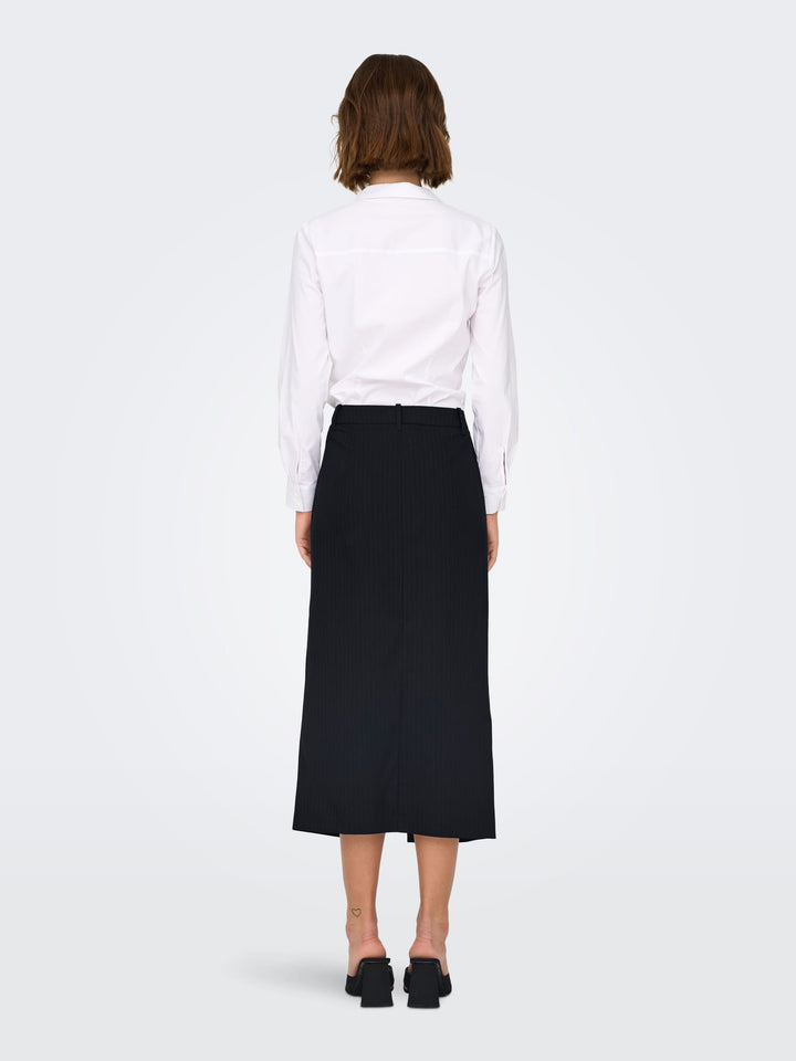 Jacqueline de Yong Ulrikke midi rok blauw dessin – dames