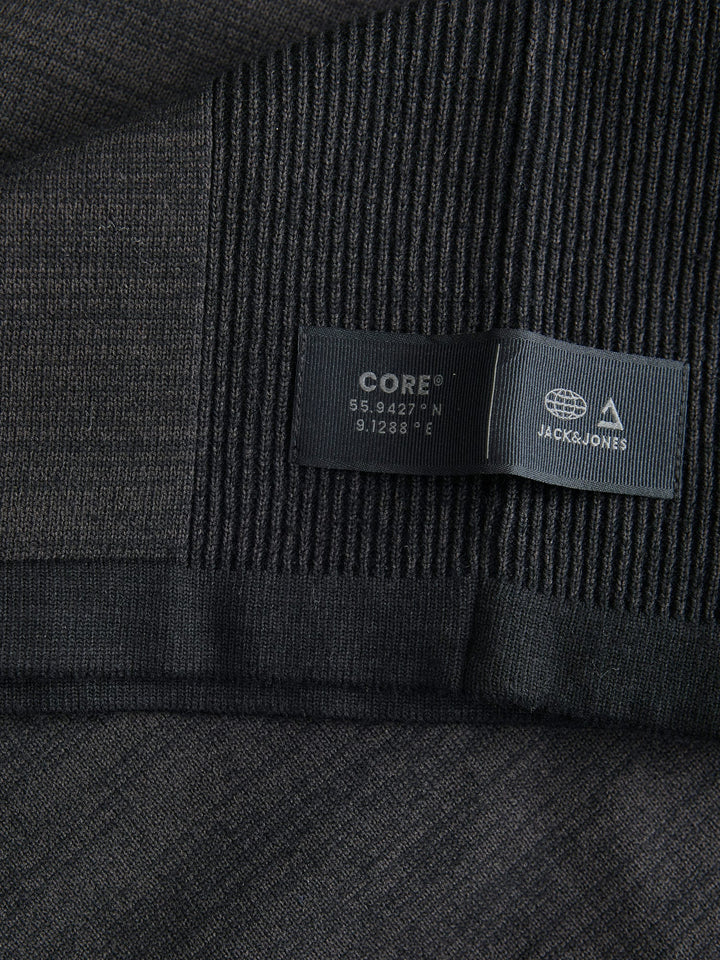 Jack & Jones JCOMACE KNIT HALF ZIP SMU – trui heren - Zwart