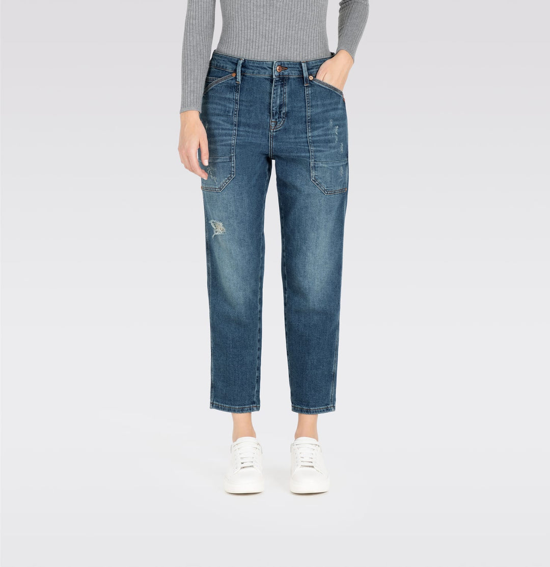 MAC women jeans low croth-baggy fit – 2803 0333l - Blue Denim