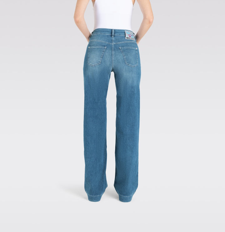 MAC Dream wide jeans loose fit dames – blue denim - L34