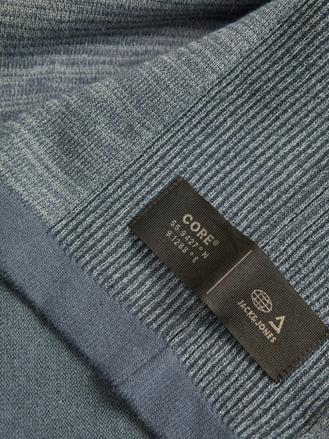 Jack & Jones JCOMACE KNIT HALF ZIP SMU trui – heren - Rafblauw