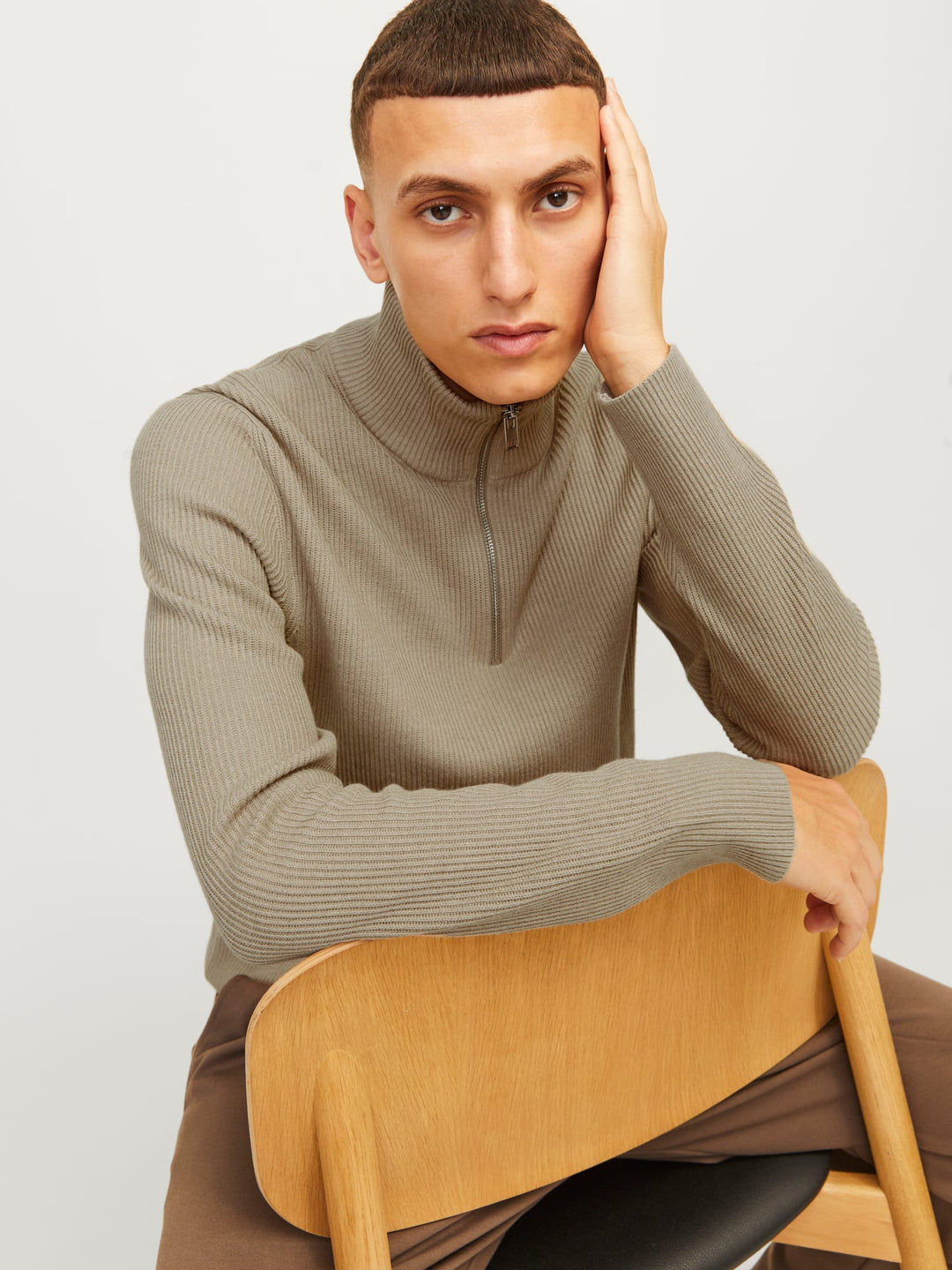 Jack & Jones trui zand – Perfect