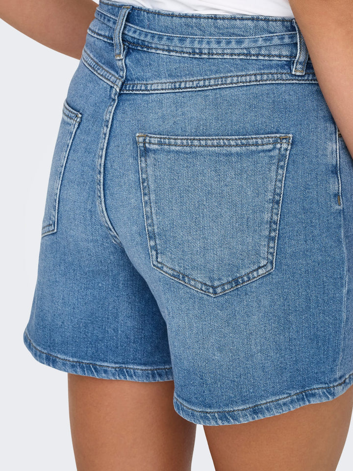 Only Gianna denim shorts blauw – dames - Blue Denim