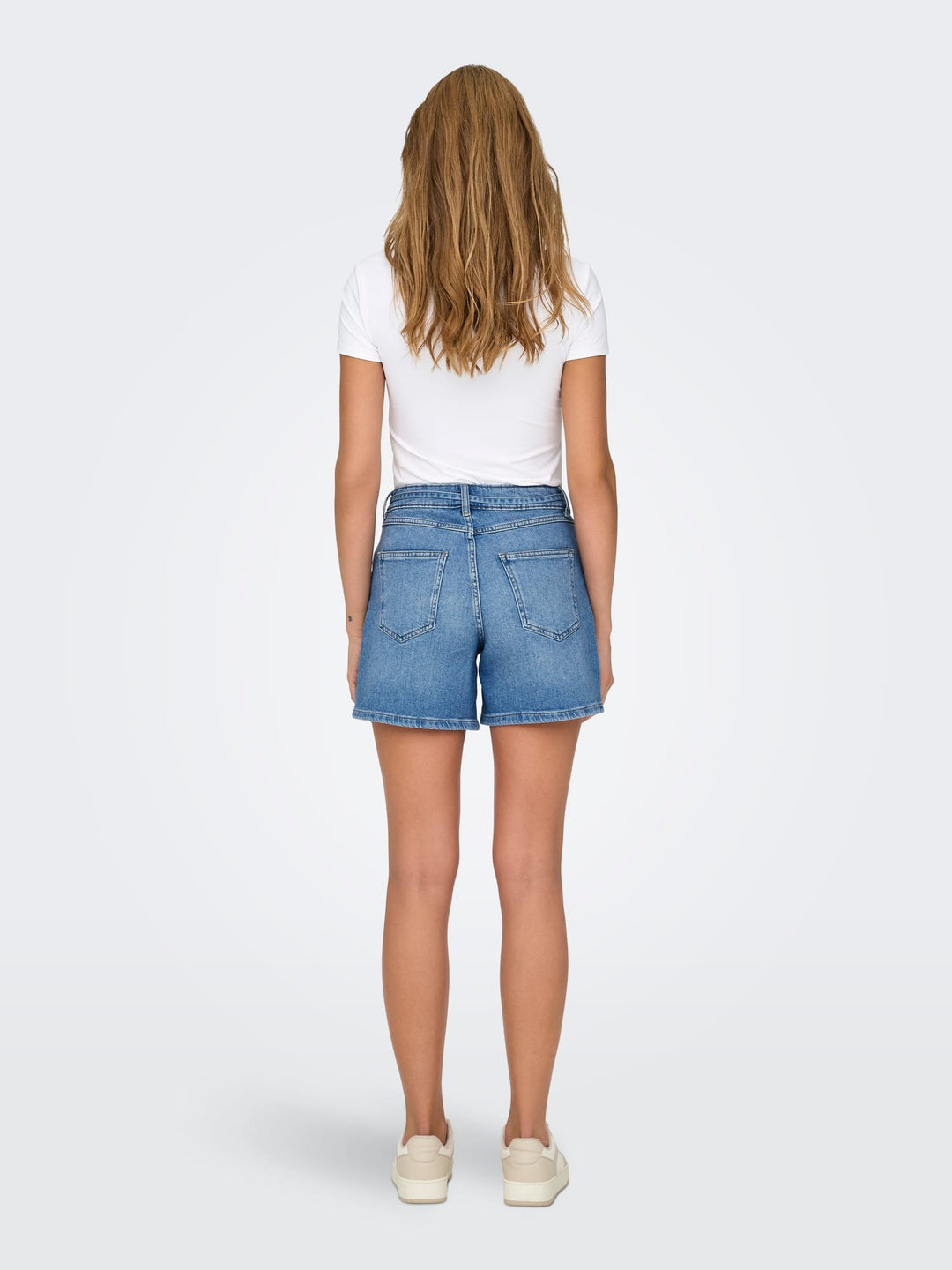 Only Gianna denim shorts blauw – dames - Blue Denim