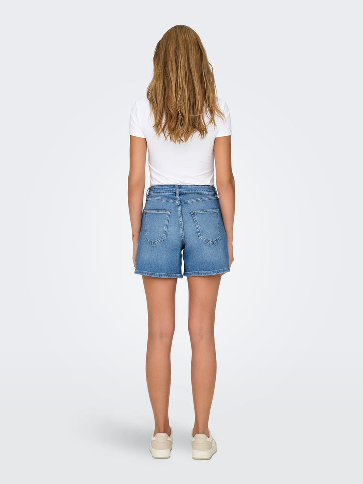 Only Gianna denim shorts blauw – dames - Blue Denim