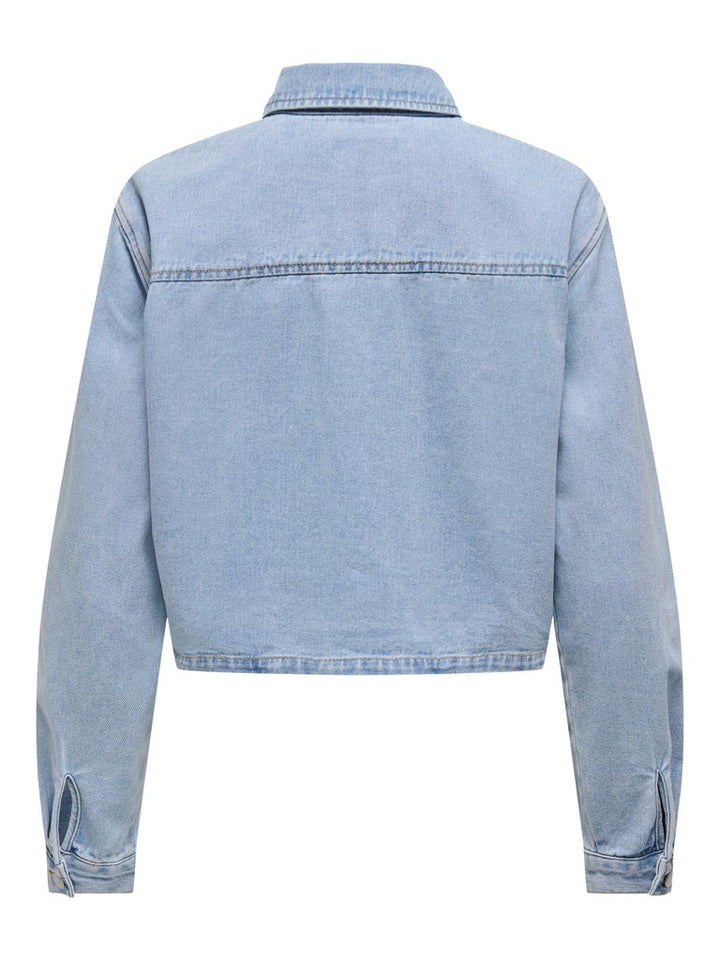 Jacqueline de Yong JDYMARLY denim jack – dames - Blue Denim