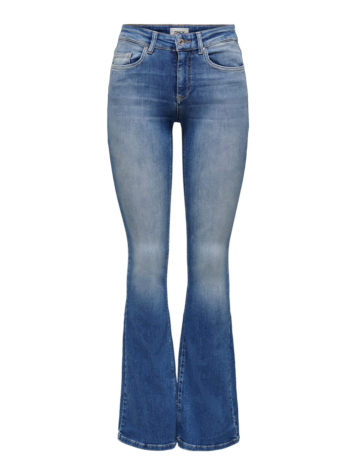 Only 15223514 Blush jeans bootcut flare fit – dames - Blue Denim - L32
