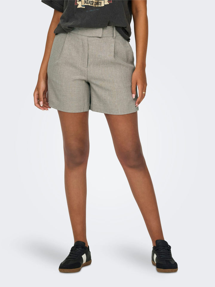 Only ONLLINDA HW MEL SHORTS licht bruin – dames shorts