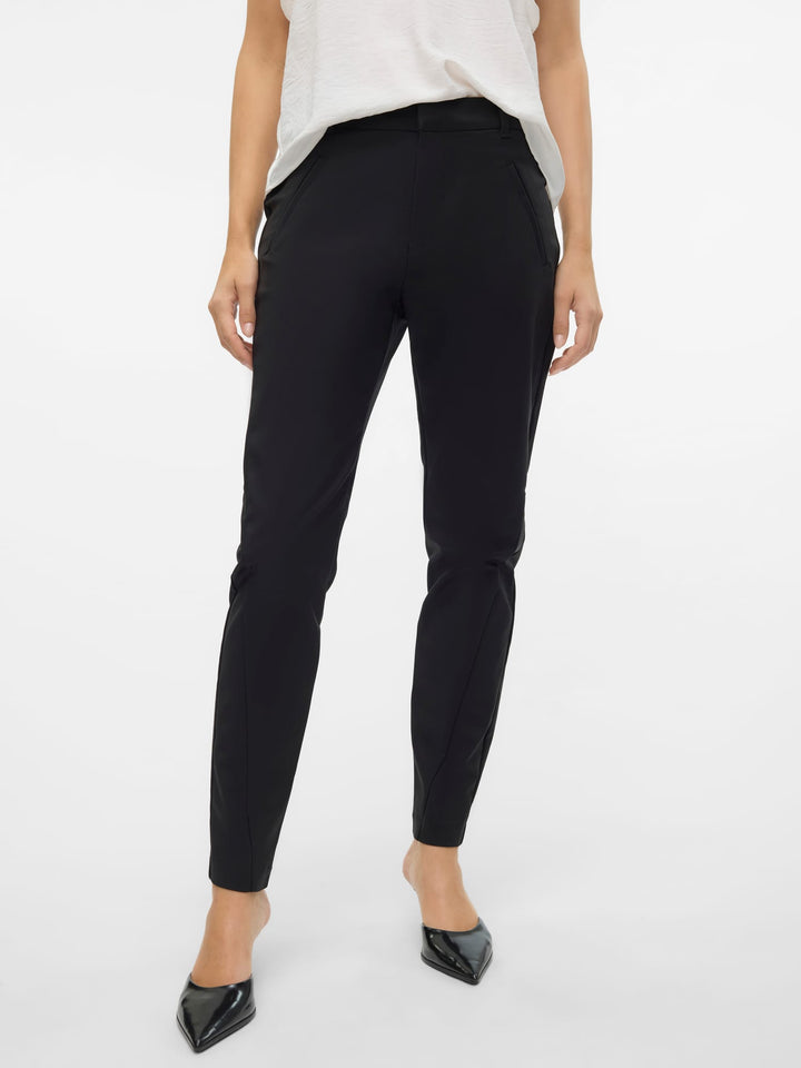 VERO MODA VMVICTORIA NW ANTIMFIT ANKLE PANT – dames - Zwart - L32