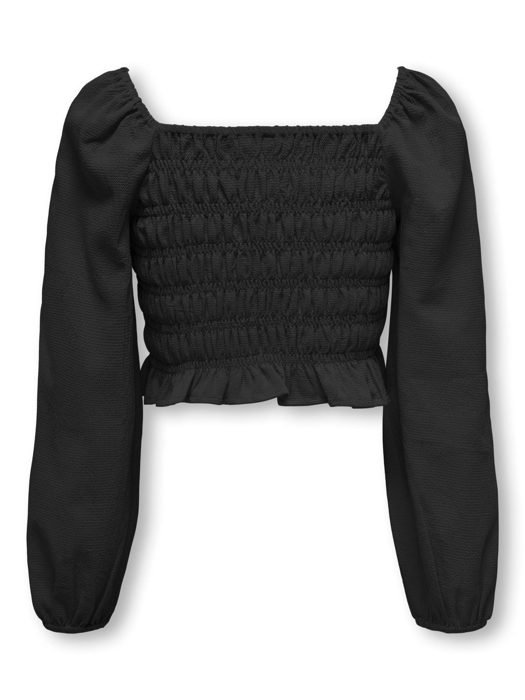 Kids Only KOGHELENE PUFF SLEEVE TOP zwart – meisjes