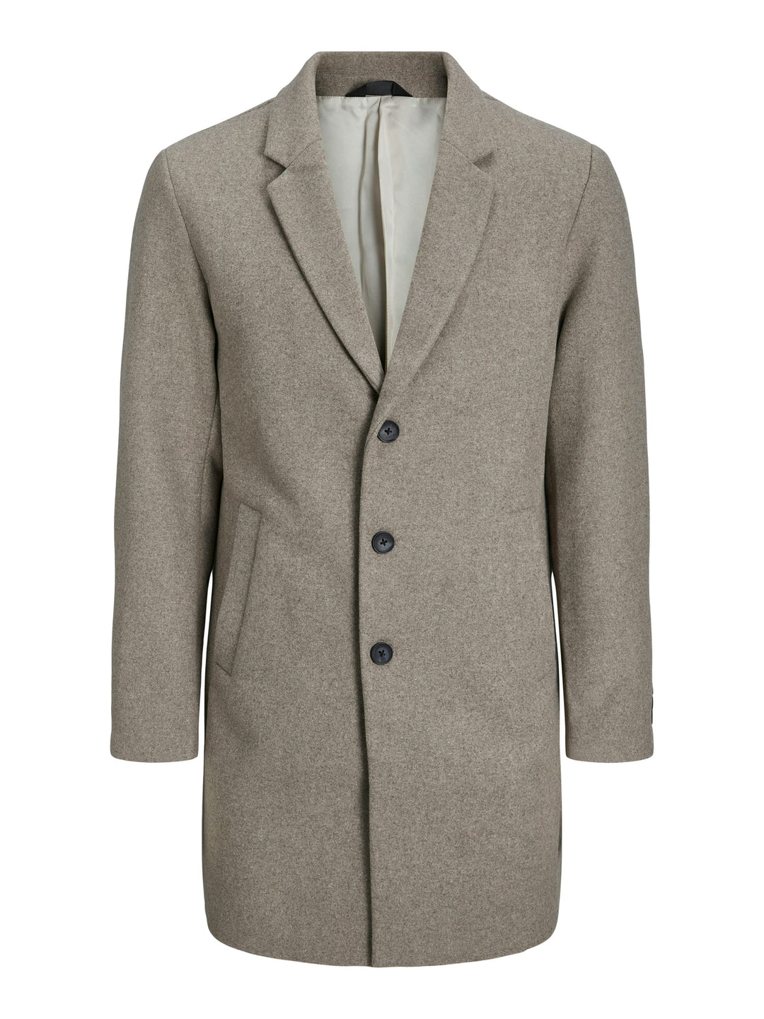 Jack & Jones JJEHARRISON wollen jas licht bruin – heren