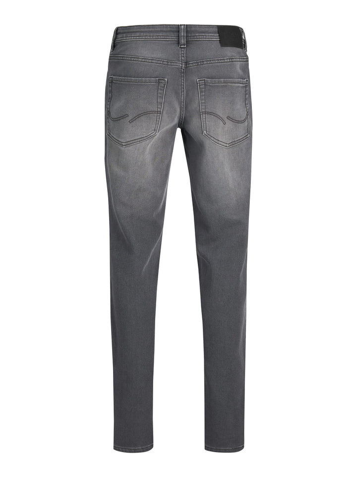 Jack & Jones Kids slim fit jeans grijs – jongens - Grey Denim