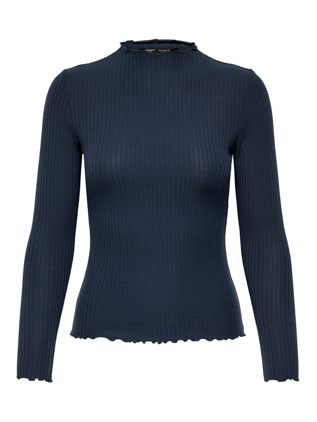 Only ONLEMMA L/S HIGH NECK TOP rafblauw – dames