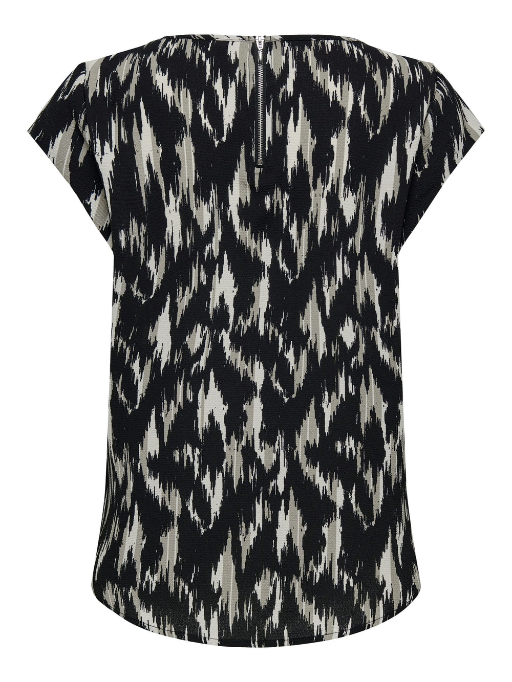 Only Vic blouse zwart dessin – dames