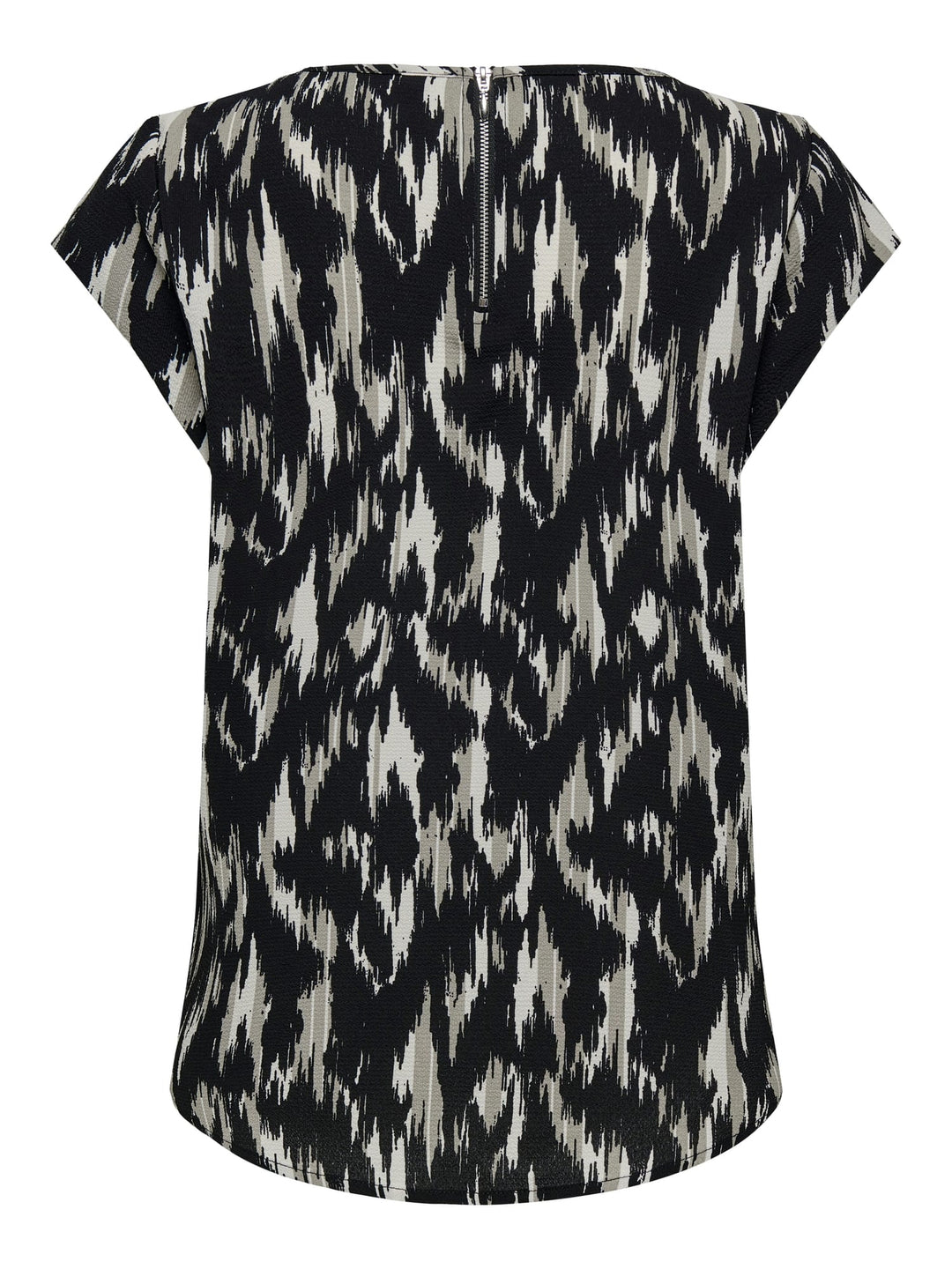 Only Vic blouse zwart dessin – dames