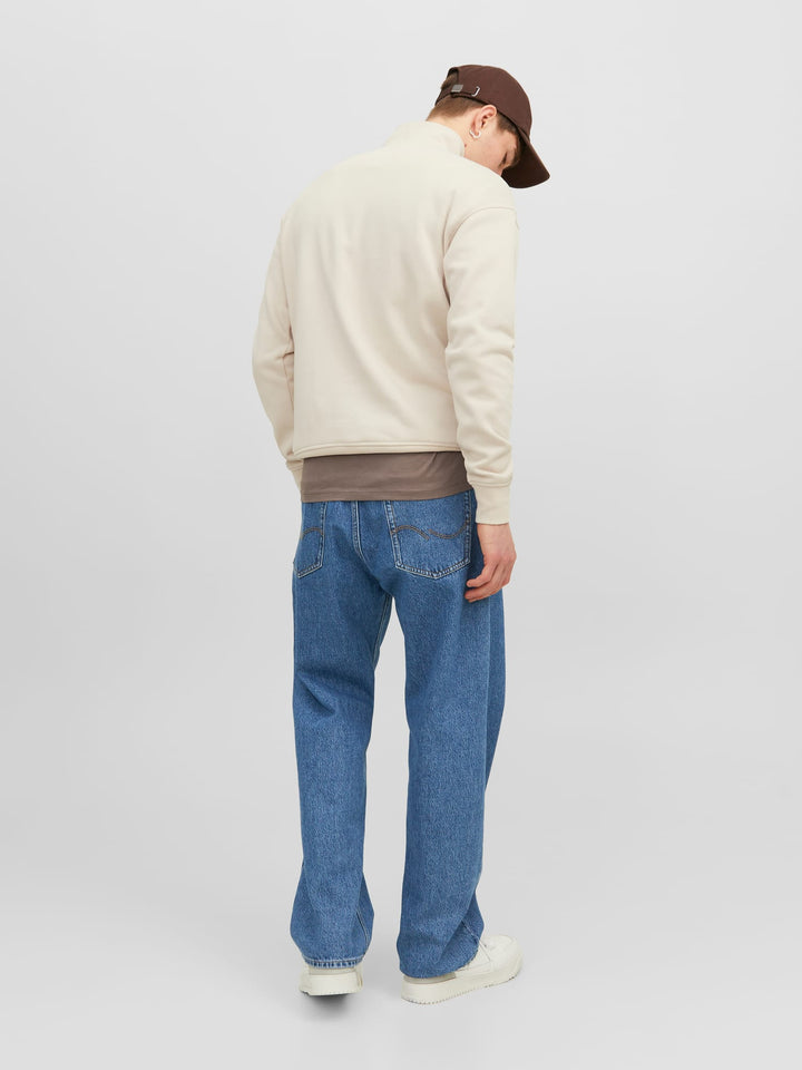 Jack &amp; Jones 12236078 alex jeans low croth-baggy fit blue denim - L32