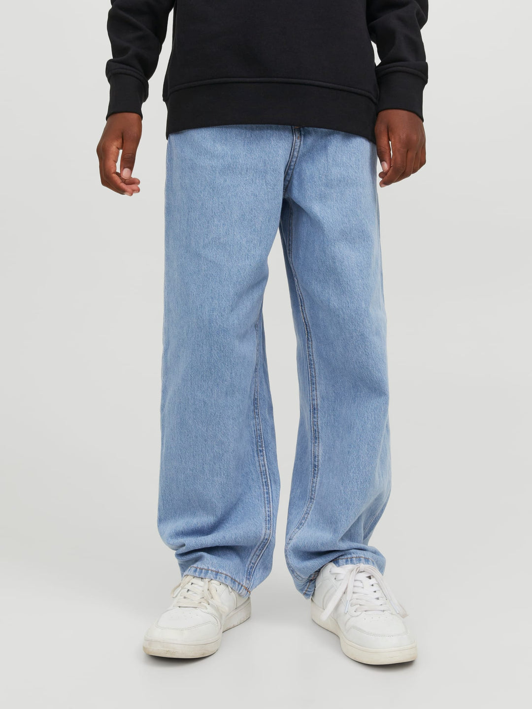 Jack & Jones Kids baggy fit jeans blauw – jongens - Blue Denim