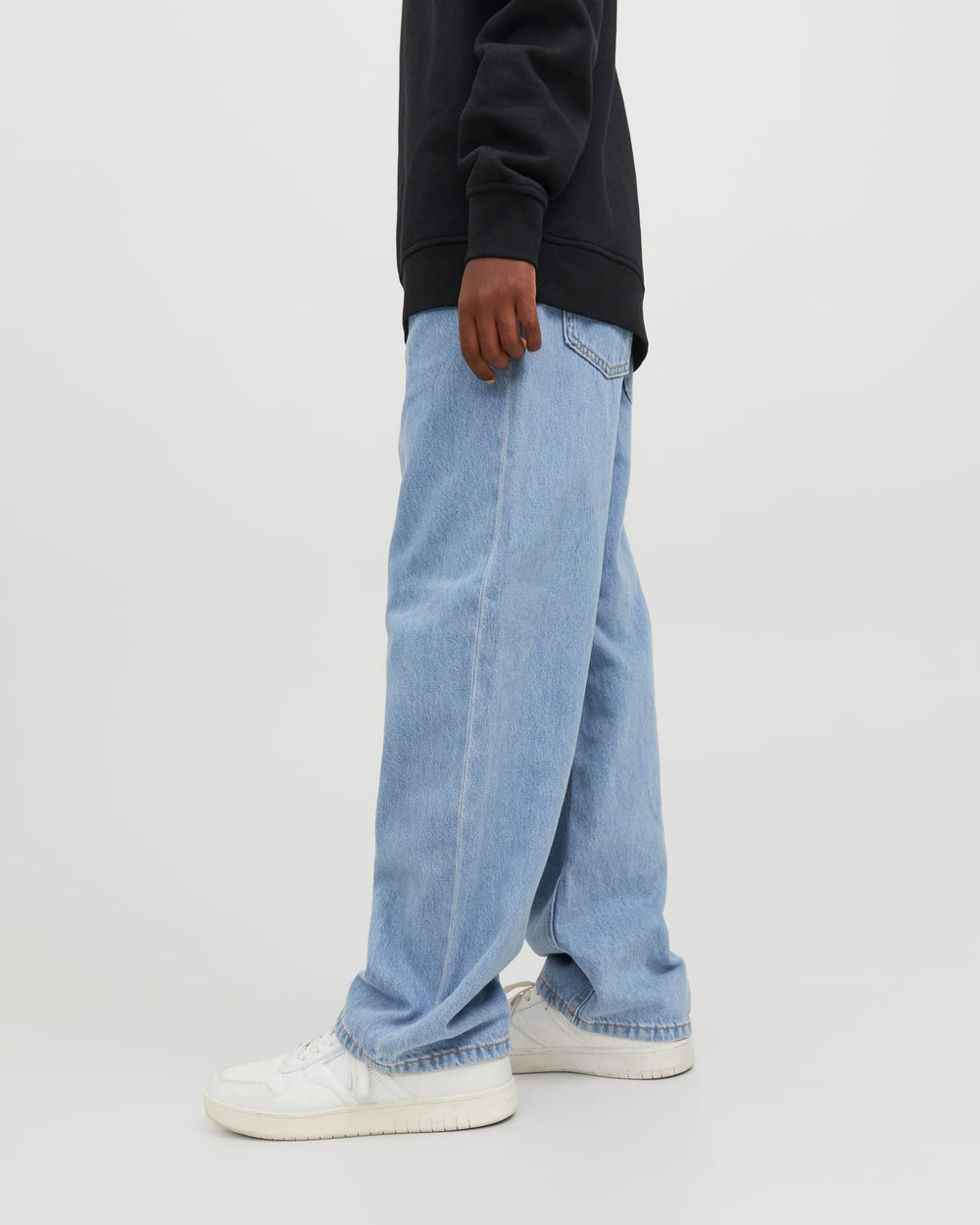 Jack & Jones Kids baggy fit jeans blauw – jongens - Blue Denim