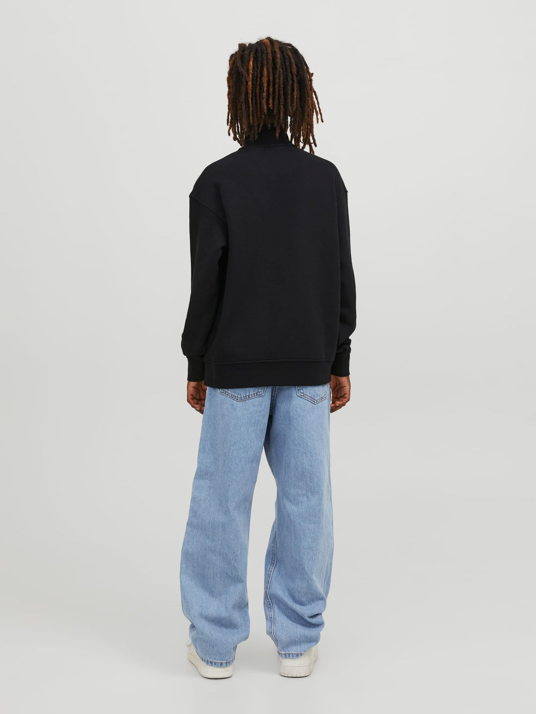 Jack & Jones Kids baggy fit jeans blauw – jongens - Blue Denim