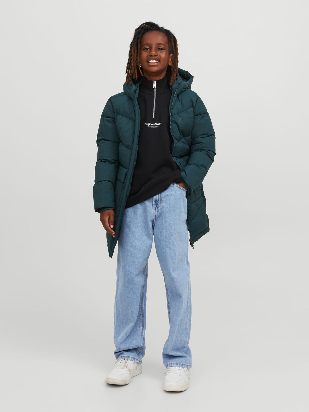 jack &amp; jones kids 12246652 Alex jeans loose fit blue denim
