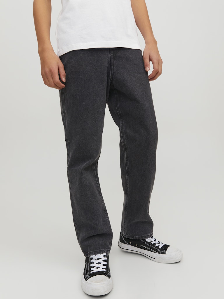 Jack & Jones Kids jeans loose fit zwart denim – jongens - Black Denim
