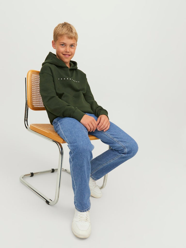 Jack & Jones Kids Clark jeans regular fit – jongens - Blue Denim