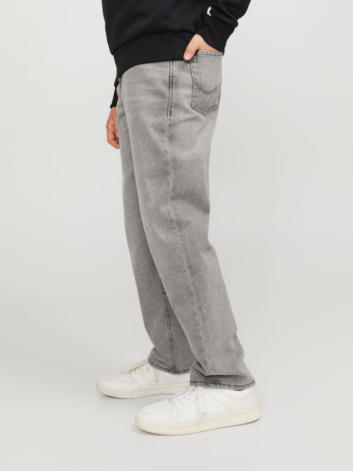 Jack & Jones Kids jeans loose fit grijs - jongens - Grey Denim