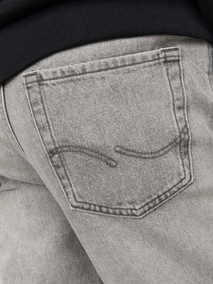 Jack & Jones Kids jeans loose fit grijs - jongens - Grey Denim