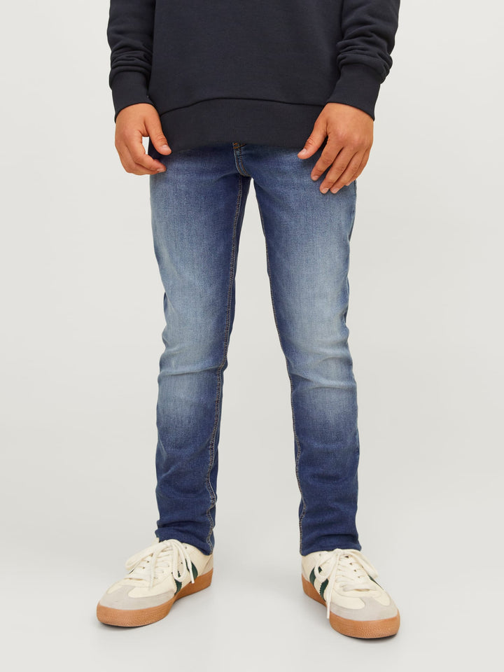 Jack & Jones Kids slim fit jeans Glenn – jongens - Blue Denim