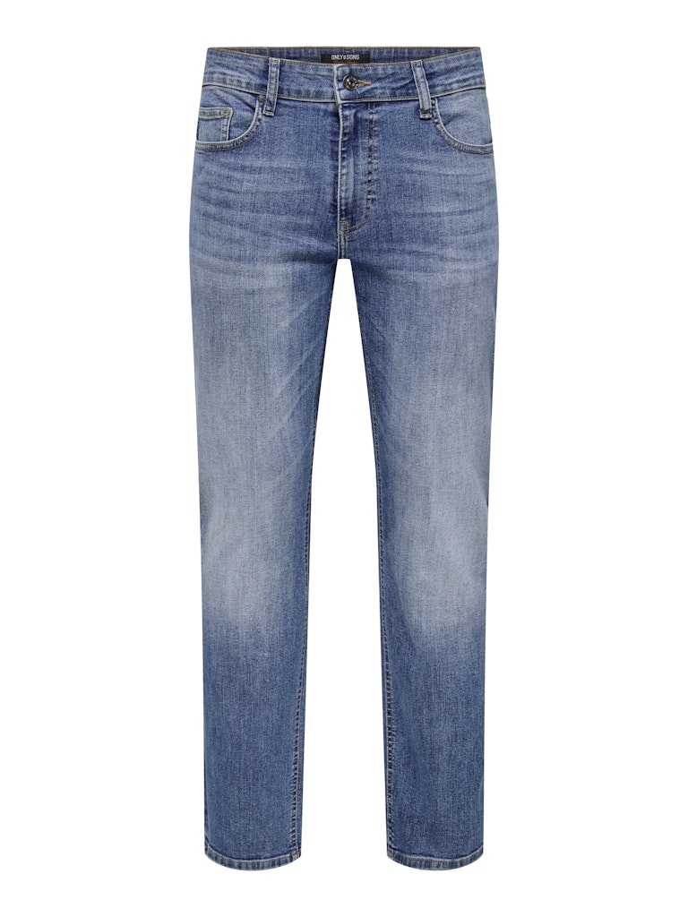 ONLY & SONS weft jeans regular fit – heren - Blue Denim - L34