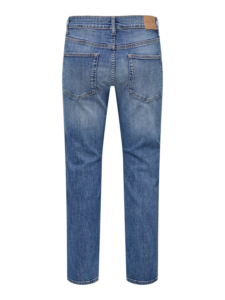 ONLY & SONS weft jeans regular fit – heren - Blue Denim - L34