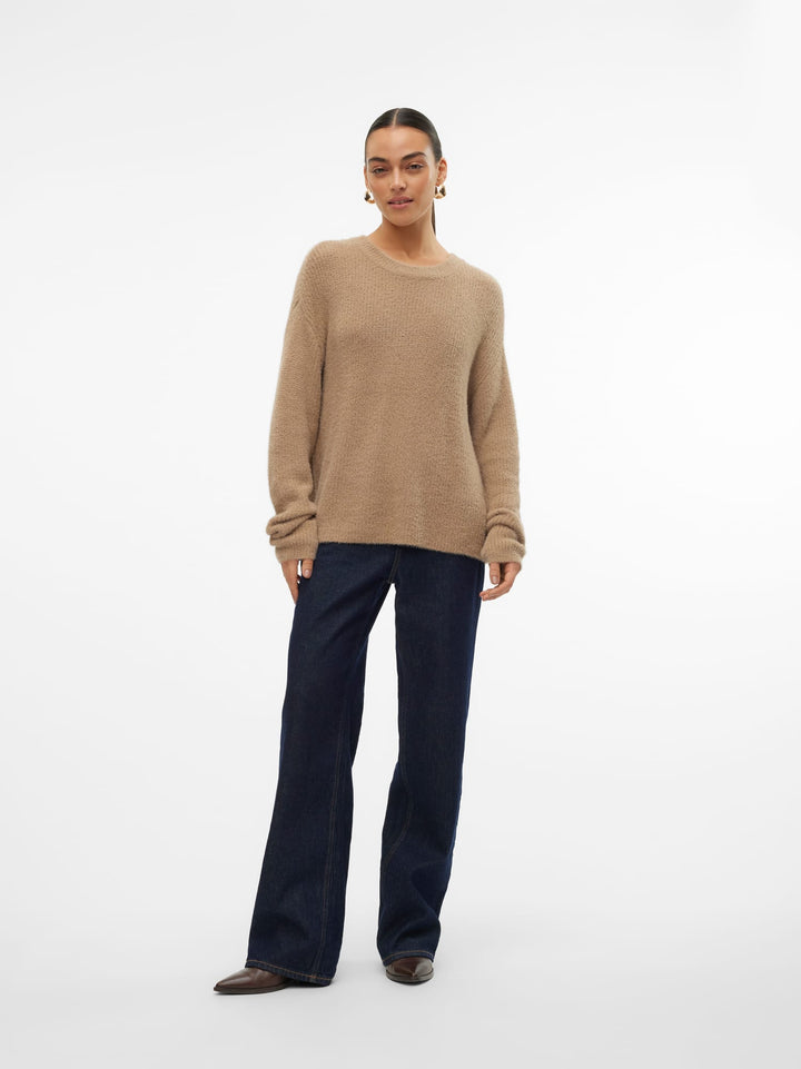 VERO MODA 10310876 Puff trui taupe – dames