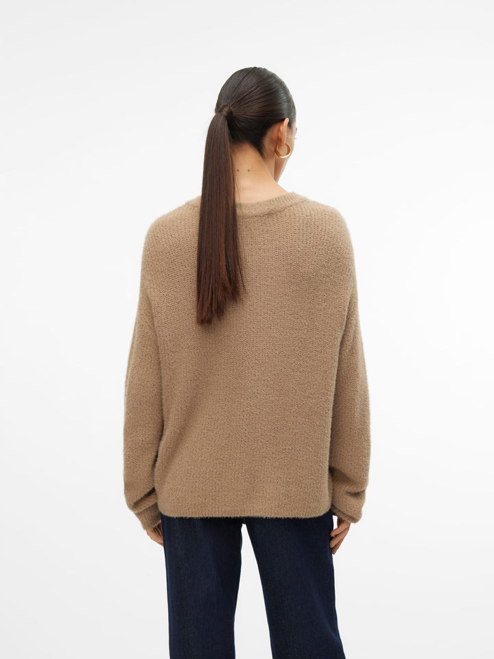 VERO MODA 10310876 Puff trui taupe – dames
