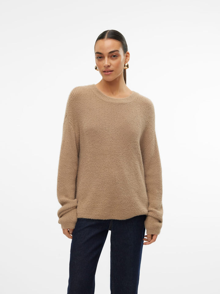 VERO MODA 10310876 Puff trui taupe – dames