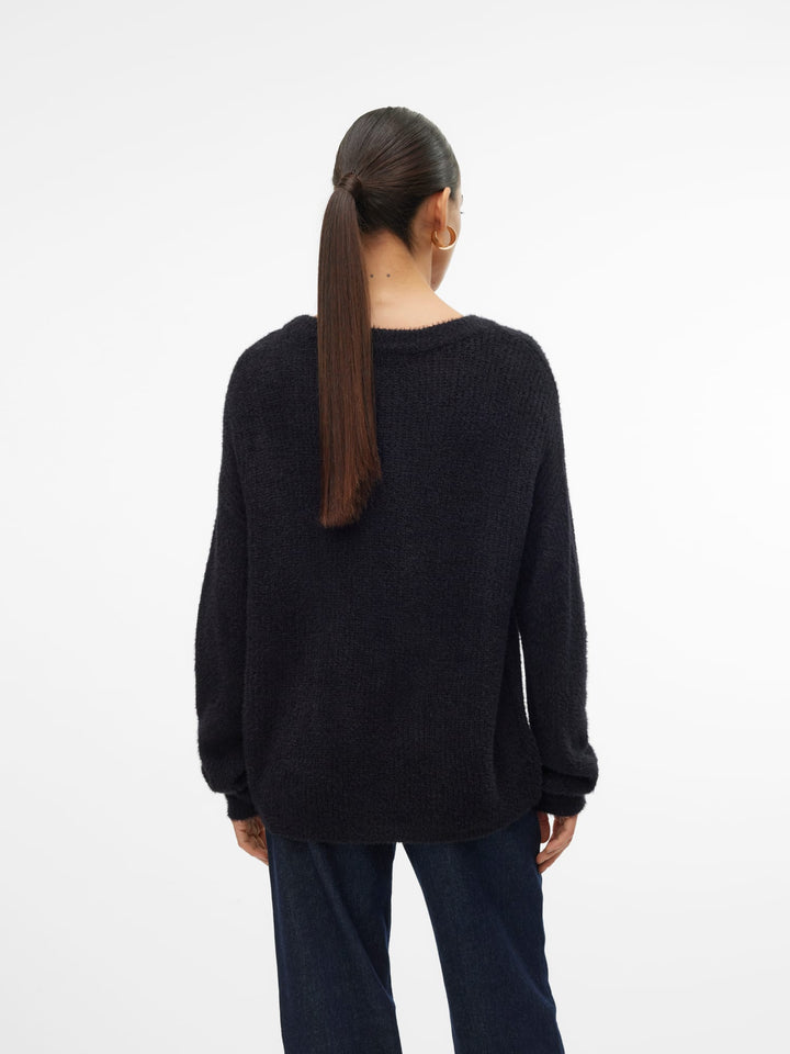 VERO MODA 10310876 Puff – dames trui zwart