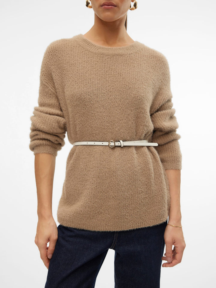 VERO MODA 10310876 Puff trui taupe – dames