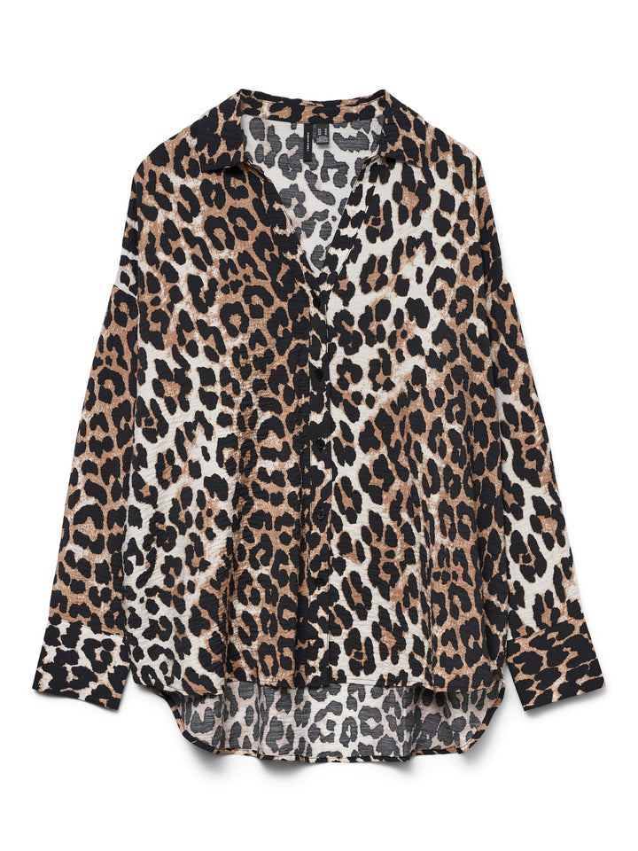 VERO MODA 10315150 josie blouse l/m zwart dessin
