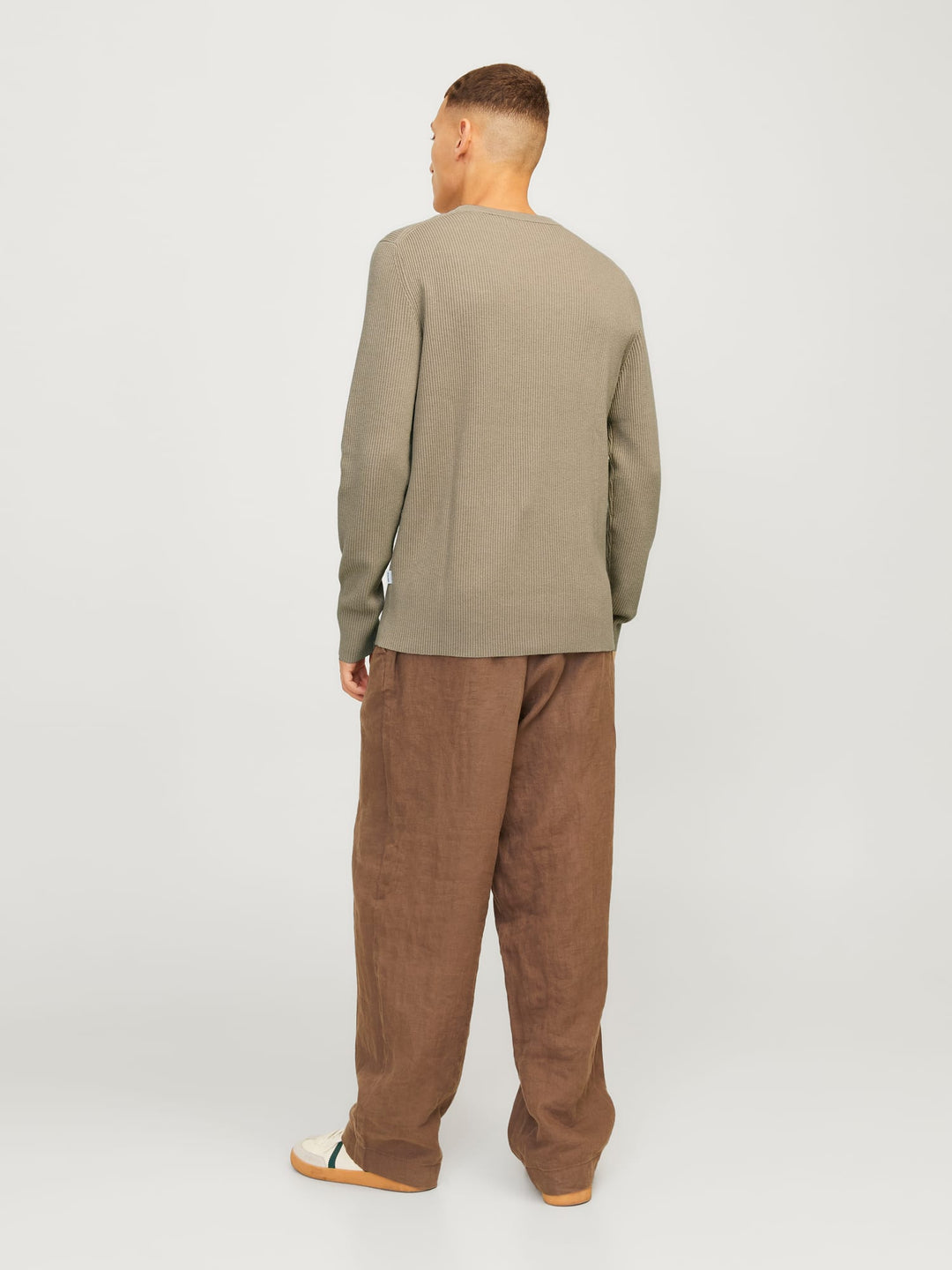 Jack & Jones gebreide pullover beige – heren