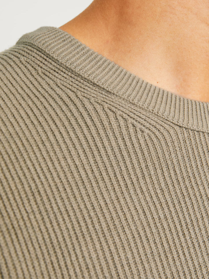 Jack & Jones gebreide pullover beige – heren