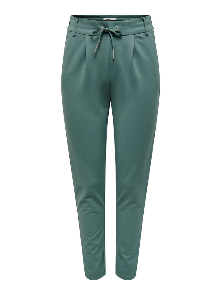 Only 15115847 Poptrash lange broek dames oud groen - L30