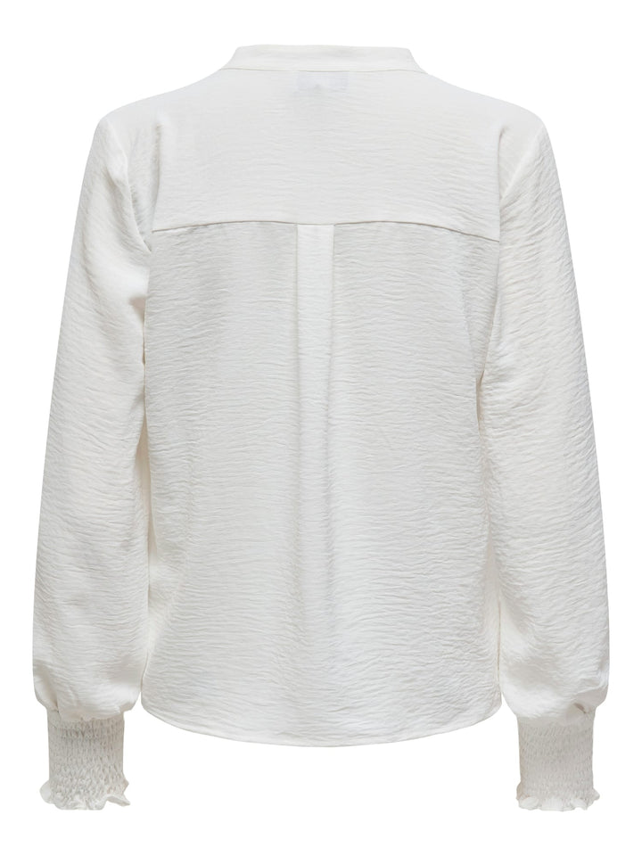 Only Mette blouse off-white – dames top